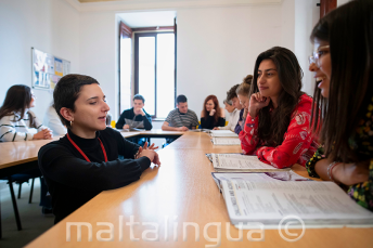 Klimatyzowana sala w szkole językowej na Malcie