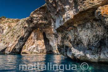 Morze w Blue Grotto, Malta