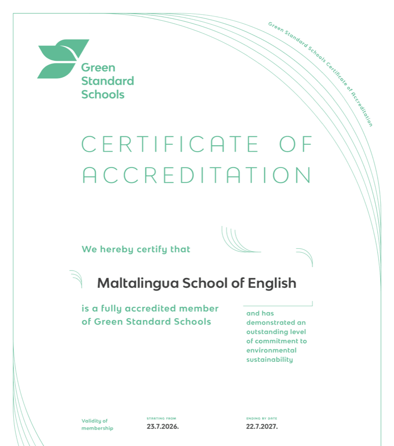 Akredytacja Green Standards School 2026/27