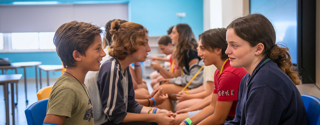 École d'anglais pour enfants en mouvement