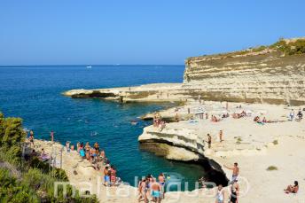 Widok na St Peters Pool, Malta