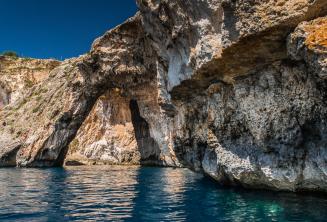 Morze w Blue Grotto, Malta