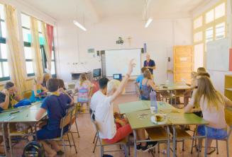 Klasa w szkole letniej